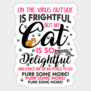 Meowy Catmas Sticker